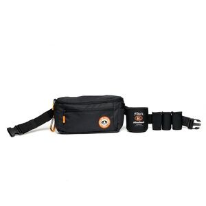 Tito’s Sleek Black and Orange Belt Bag
